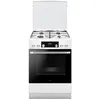 Image de Cuisinière mixte 77l 4 feux blanc Amica ACM7005RB