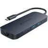 Image de Hub USB C Hyper 8 en 1 Ecosmart Génération 2 140 W Bleu et Argent