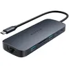 Image de Hub USB-C HyperDrive 10 en 1 Ecosmart Génération 2 140 W PD 3.1 Bleu Argent