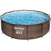 Image de BESTWAY Kit piscine hors sol Steel Pro Max , avec pompe de filtration
