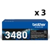Image de Brother TN-3480 (Noir) (x 3)