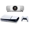Image de Epson EH-LS11000W + Sony PlayStation 5 Slim