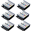 Image de Multipack compatible Canon 580 PGBK XL / Canon 581 XXL (10x noir, 5x cyan, 5x magenta, 5x jaune)