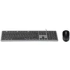 Image de INOVU Pack clavier-souris AW10G (Gris/Noir) + INOVU AT200M (Noir)