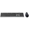 Image de INOVU Pack clavier-souris AW10G (Gris/Noir) + EG200V (Noir)