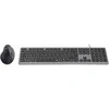 Image de INOVU Pack clavier-souris AW10G (Gris/Noir) + EG200V LEFTY (Noir)