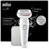 Image de Epilateur électrique Braun Silk épil 9 SES 9-000 Blanc et Rose