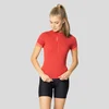 Image de Odlo T-shirt de cyclisme Essential demi-zip pour femme - Cyclisme - rouge, XS