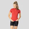 Image de Odlo T-shirt de cyclisme Essential demi-zip pour femme - Cyclisme - rouge, M