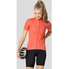 Image de Odlo T-shirt de cyclisme Zeroweight Chill-Tec zippé pour femme, S, rouge
