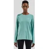Image de Odlo T-shirt de running Essential Seamless manches longues pour femme - Training, Running - vert, L