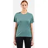 Image de Odlo T-shirt de running Essential Print pour femme, XS, vert