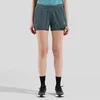 Image de Odlo Short de running 2 en 1 Zeroweight 3 Inch pour femme, XL, vert
