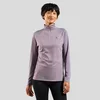 Image de Odlo Haut de running demi-zip Essential Ceramiwarm pour femme, M, violet