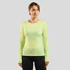 Image de Odlo T-shirt de running X-Alp 115 manches longues pour femme, L, vert