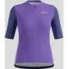 Image de Odlo T-shirt de cyclisme Essential Heritage Print zippé pour femme, S, violet