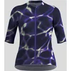 Image de Odlo T-shirt de cyclisme Zeroweight Pro Print zippé pour femme - Cyclisme - violet, XS