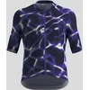 Image de Odlo T-shirt de cyclisme Zeroweight Pro Print zippé pour homme, XL, violet