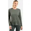 Image de Odlo T-shirt de running Essential Seamless manches longues pour femme, XL, vert