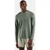 Image de Odlo T-shirt de running Essential Seamless manches longues pour homme - Training, Running - vert, XXL