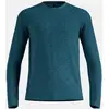 Image de Odlo T-shirt manches longues Essential Seamless pour homme - Training, Running - bleu marine, XL