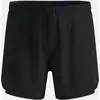 Image de Odlo Short de running avec slip Zeroweight 5 Inch pour homme, XXL, noir