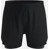 Image de Odlo Short de running 2 en 1 Zeroweight 5 Inch Print pour homme, L, noir