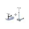 Image de Trottinette enfant évolutive Micro Mobility Mini Micro Deluxe Rock & Go LED Bleu Ardoise