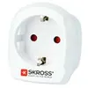 Image de Adaptateur pour prise d'alimentation Skross Europe vers UK Blanc