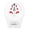 Image de Adaptateur de voyage Skross World to Europe avec Sortie Type C 20 W Blanc