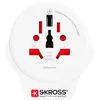 Image de Adaptateur pour prise d'alimentation Skross Monde vers Europe USB