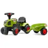 Image de Porteur tracteur Baby Claas avec remorque Falk-1012B