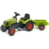 Image de Tracteur à pédales Claas 410 Arion avec remorque Falk-2040A