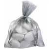Image de Sachet de 10 bourses organdi unis, Gris 000246200000004
