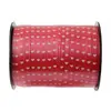 Image de Bobine Bolduc Coeur de 7,5mm x  mètres, rouge RDF-3994-rouge