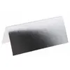 Image de Sachet de 10 marque places rectangle métallisés, Argent brillant CH4028-4