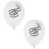 Image de Sachet de 8 ballons latex 23cm CINEMA (pellicule), Blanc CH4468 1
