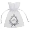 Image de Sachet de 10 bourses organdi Just Married, Blanc RDF-4531