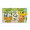 Image de Blédina les récoltes bio pots pommes bananes kiwis 2x130g
