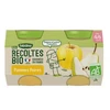 Image de Blédina les récoltes bio pots pommes poire 2x130g