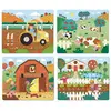 Image de Puzzles de 6 à 16 pièces : 4 puzzles évolutifs : La Ferme Vilac-2632