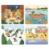 Image de Puzzles de 6 à 16 pièces : 4 puzzles évolutifs : Les vacances Vilac-2634