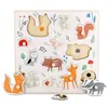 Image de Puzzle Encastrement en bois 12 piÃ¨ces : les animaux de la forÃªt - Sarah Betz