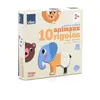 Image de Coffret de magnets en bois : 10 animaux rigolos - Ingela P.Arrhenius Vilac-7624
