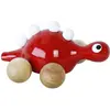 Image de Jouet à promener en bois : dino rouge Vilac-1710R