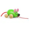 Image de Jouet à tirer en bois : Lisa la souris verte Vilac-2050G