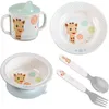 Image de Coffret repas version ballons Sophie la girafe (5 pièces)