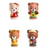 Image de 4 figurines de la famille Browny Klorofil