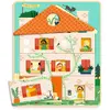 Image de PUZZLES 3 NIVEAUX : Chez Leo Djeco-DJ01489