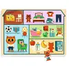 Image de puzzle 22 pièces en bois : Puzzlo House Djeco-DJ01834